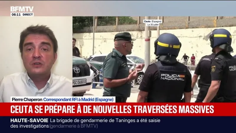 CEUTA: L’ESPAGNE ET LE MAROC SE PRÉPARENT À DE NOUVELLES TRAVERSÉES MASSIVES, APRÈS DES APPELS EN LIGNE À FRANCHIR LA FRONTIÈRE