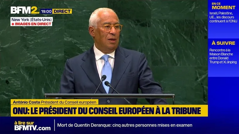 « IL EST ESSENTIEL QUE L’IRAN NE SOIT JAMAIS AUTORISÉE À ACQUÉRIR L’ARME NUCLÉAIRE », DÉCLARE ANTÓNIO COSTA