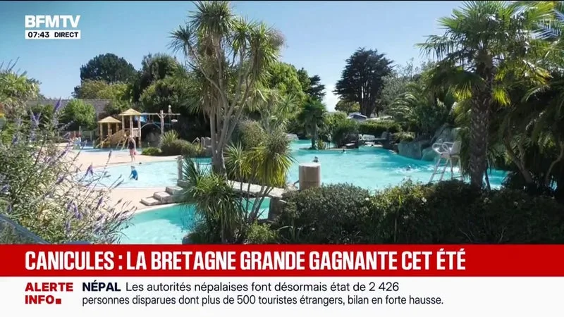 EN RAISON DES CANICULES, SIX MILLIONS DE FRANÇAIS ONT MODIFIÉ LEURS HABITUDES CET ÉTÉ, AU PROFIT DE LA BRETAGNE