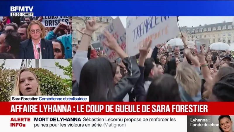 AFFAIRE LYHANNA: « IL FAUT QUE LES PÉDOCRIMINELS AIENT PEUR », ASSURE SARA FORESTIER, COMÉDIENNE ET RÉALISATRICE