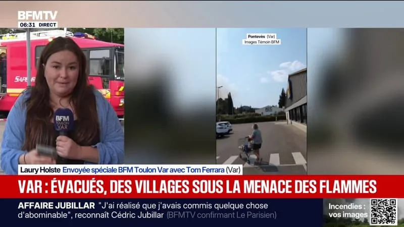 À PONTEVÈS, DANS LE VAR, LE FEU EST PASSÉ EN QUELQUES HEURES DE 30 HECTARES À 1.700 HECTARES