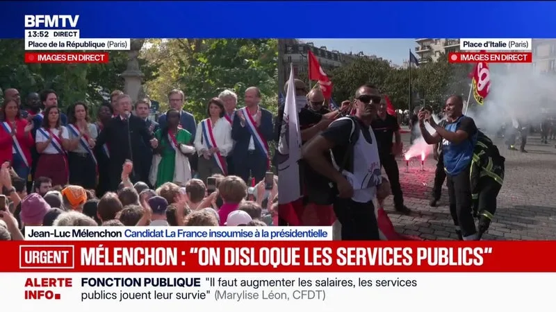 BUDGET: « C’EST L’AGONIE D’UN SYSTÈME », DÉNONCE JEAN-LUC MÉLENCHON, CANDIDAT LA FRANCE INSOUMISE À LA PRÉSIDENTIELLE