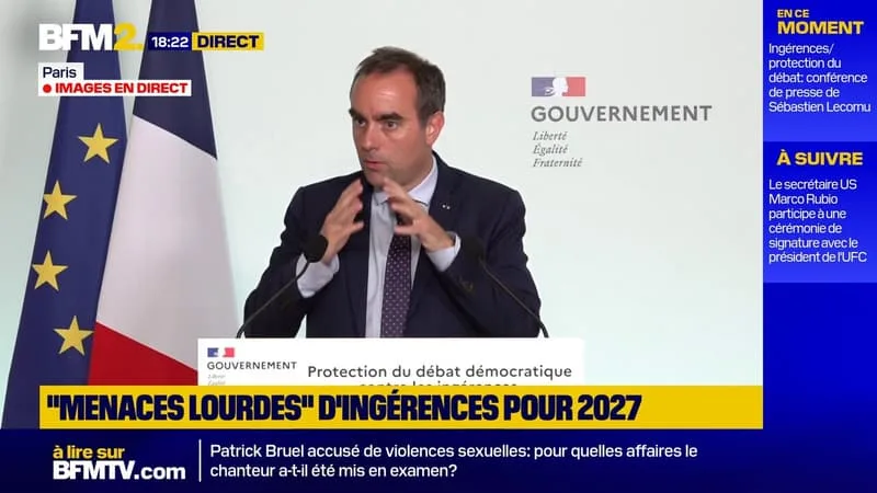IL Y A « BEAUCOUP DE CANDIDATS À L’ÉLECTION PRÉSIDENTIELLE », ESTIME LE PREMIER MINISTRE SÉBASTIEN LECORNU