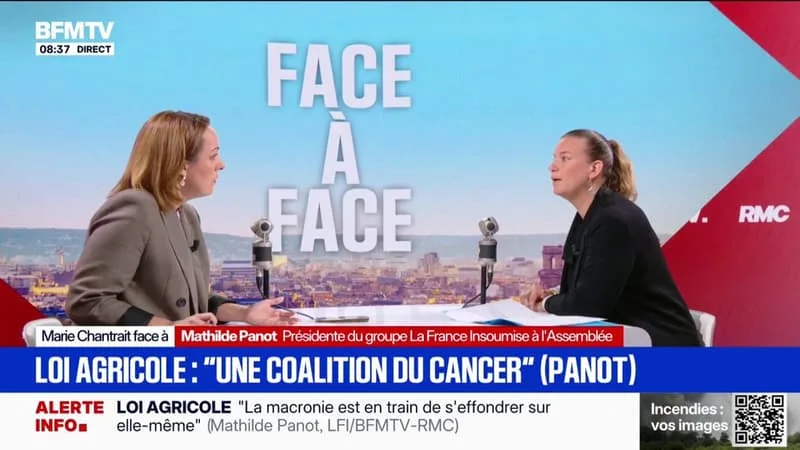 LOI D’UGENCE AGRICOLE: « ÇA SUFFIT L’EMPOISONNEMENT DU MONDE GÉNÉRALISÉ », TONNE MATHILDE PANOT, PRÉSIDENTE DU GROUPE LFI À L’ASSEMBLÉE