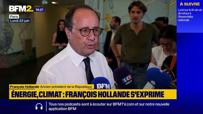PRÉSIDENTIELLE 2027: « C’EST BIEN QU’IL Y AIT UN DÉBAT QUI CONCERNE LA GAUCHE DE GOUVERNEMENT », DÉCLARE FRANÇOIS HOLLANDE