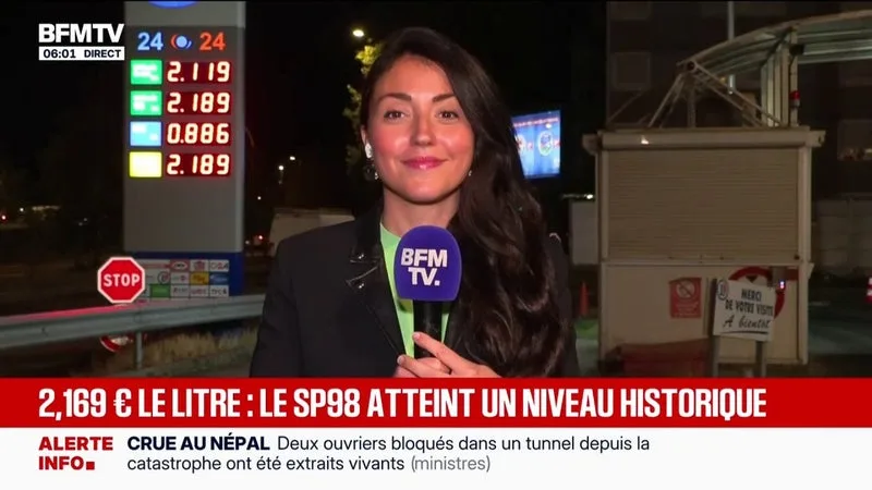 PRIX DU CARBURANT: LES SP98 ATTEINT UN NIVEAU RECORD