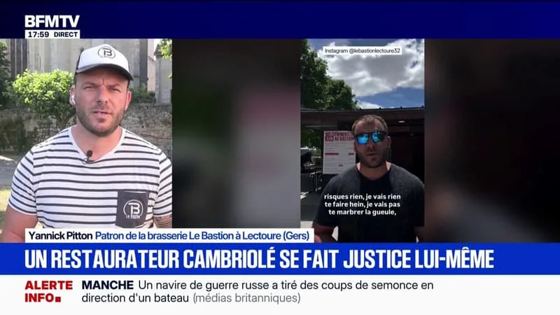 GERS: « IL A ÉTÉ ARRÊTÉ SAMEDI APRÈS-MIDI APRÈS QUE J’AI DIFFUSÉ SON VISAGE », ASSURE YANNICK PITTON, RESTAURATEUR CAMBRIOLÉ À LECTOURE