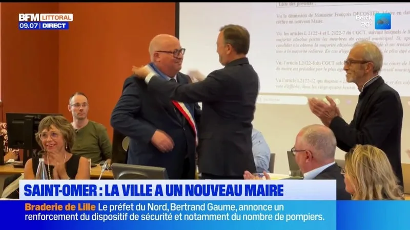 BRUNO HUMETZ ÉLU MAIRE DE SAINT-OMER