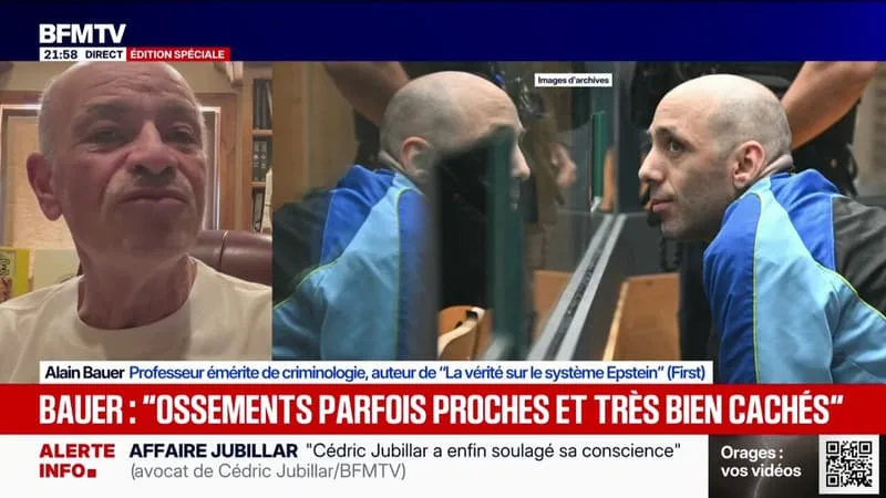 AFFAIRE JUBILLAR: RETROUVER UN CORPS PEUT S’AVÉRER « TRÈS COMPLIQUÉ, C’EST PARFOIS PROCHE ET TRÈS BIEN CACHÉ », SELON ALAIN BAUER, PROFESSEUR ÉMÉRITE DE CRIMINOLOGIE