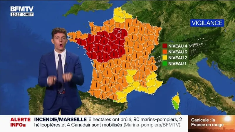 LA MÉTÉO POUR CE SAMEDI 11 JUILLET 2026