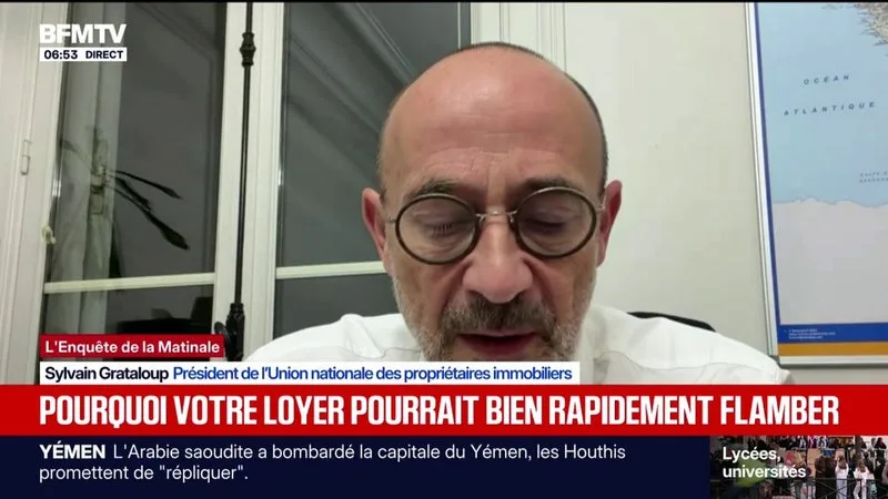 ENCADREMENT DES LOYERS: “UN MÉCANISME QUI REPOSE SUR DES BASES QUI SONT FAUSSES”, ESTIME SYLVAIN GRATALOUP, PRÉSIDENT DE L’UNION NATIONALE DES PROPRIÉTAIRES IMMOBILIERS