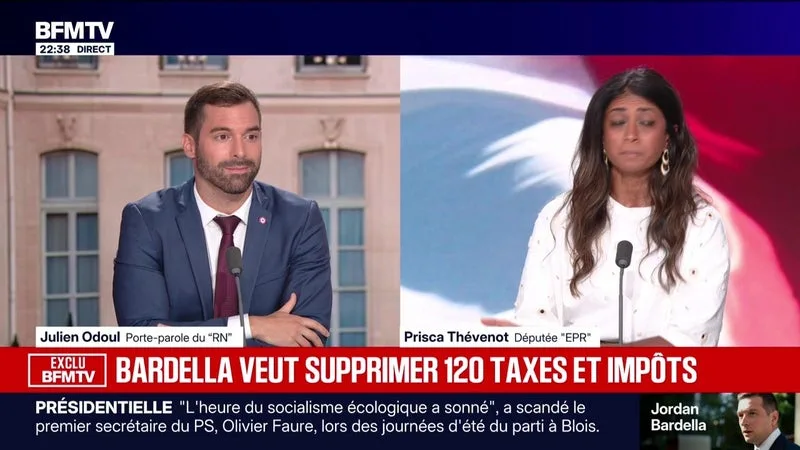 BARDELLA VEUT SUPPRIMER 120 TAXES ET IMPÔTS – 29/08