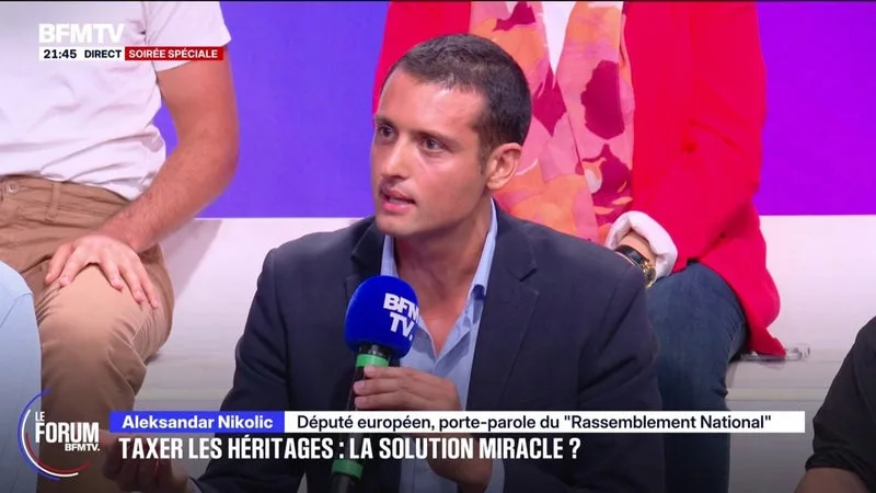 FORUM BFMTV – « LE PROBLÈME N’EST PAS QU’ON A TROP DE RICHES », ASSURE L’ÉLU RN ALEKSANDAR NIKOLIC
