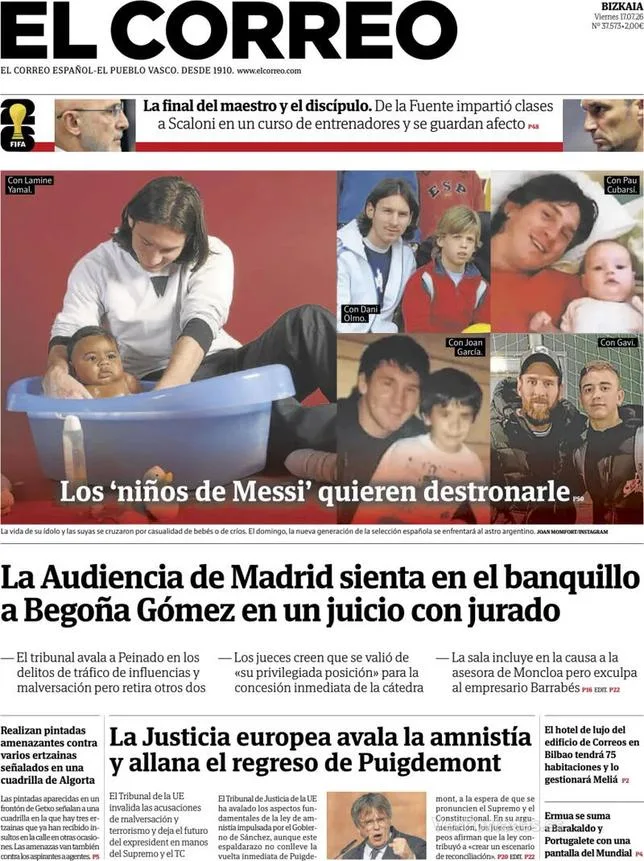 ESPAGNE-ARGENTINE : LES “ENFANTS DE MESSI” VEULENT DÉTRÔNER LEUR “IDOLE ABSOLUE”