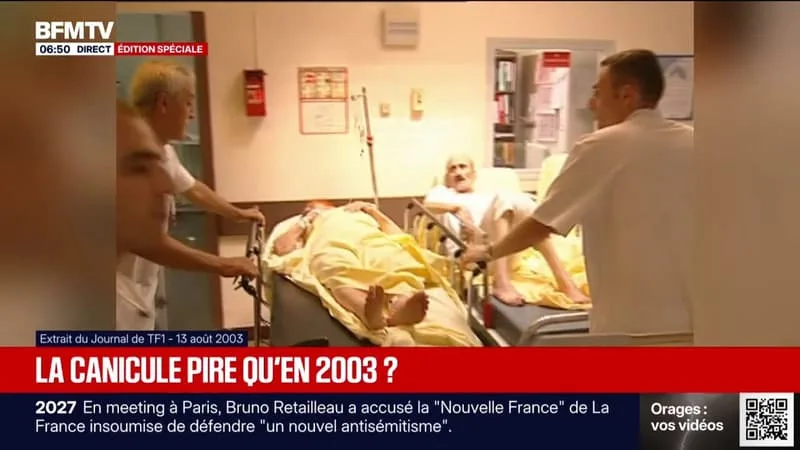 LES FORTES CHALEURS DE CETTE SEMAINE POURRAIENT RENDRE CET ÉPISODE CANICULAIRE SIMILAIRE VOIRE PLUS INTENSE QUE 2003