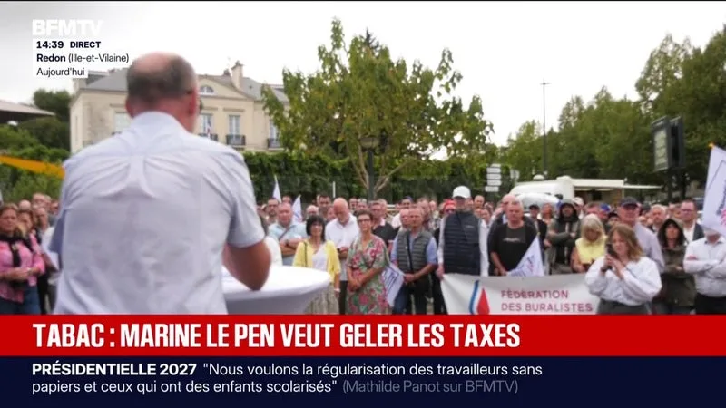 TABAC: LES BURALISTES MOBILISÉS CONTRE LA HAUSSE DES PRIX DES PAQUETS DE CIGARETTES