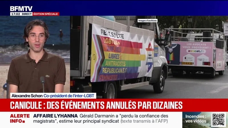MARCHE DES FIERTÉS REPORTÉE À PARIS: « ON EST CONSTERNÉS DE FAIRE LES FRAIS DE L’IMPRÉPARATION DU GOUVERNEMENT PAR RAPPORT AU RÉCHAUFFEMENT CLIMATIQUE », DÉPLORE ALEXANDRA SCHON, CO-PRÉSIDENT DE L’INTER-LGBT