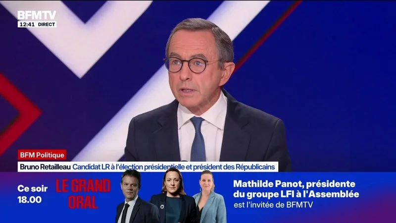ÉLECTION PRÉSIDENTIELLE: « LE BLOC CENTRAL NE POURRA PAS GAGNER », CONSIDÈRE BRUNO RETAILLEAU, CANDIDAT LR À L’ÉLECTION PRÉSIDENTIELLE