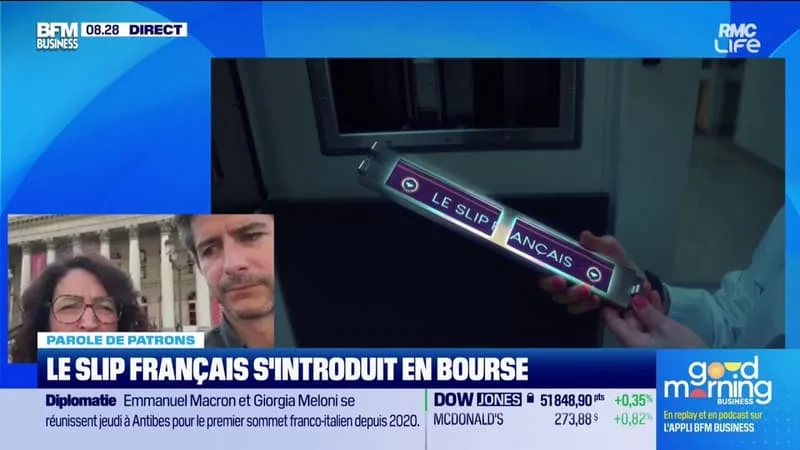 LE SLIP FRANÇAIS S’INTRODUIT EN BOURSE