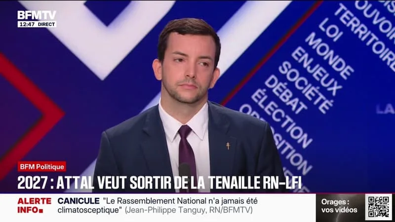 2027: GABRIEL ATTAL DÉNONCE UN PACTE « NATIONALO-INSOUMIS » ENTRE LFI ET LE RN : « NON. MAIS IL Y AVAIT UN PACTE GABRIELO-MÉLENCHONISTE (…) » RÉTORQUE JEAN-PHILIPPE TANGUY