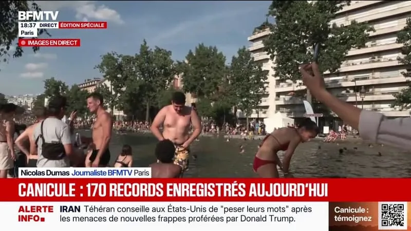 CANICULE: 170 RECORDS ONT ÉTÉ ENREGISTRÉS CE DIMANCHE 21 JUIN