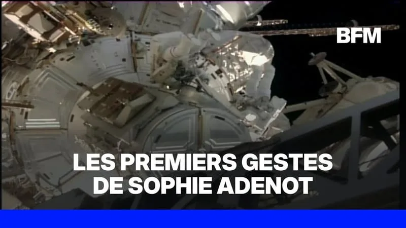 SOPHIE ADENOT: LES PREMIERS GESTES DE L’ASTRONAUTE FRANÇAISE DANS L’ESPACE