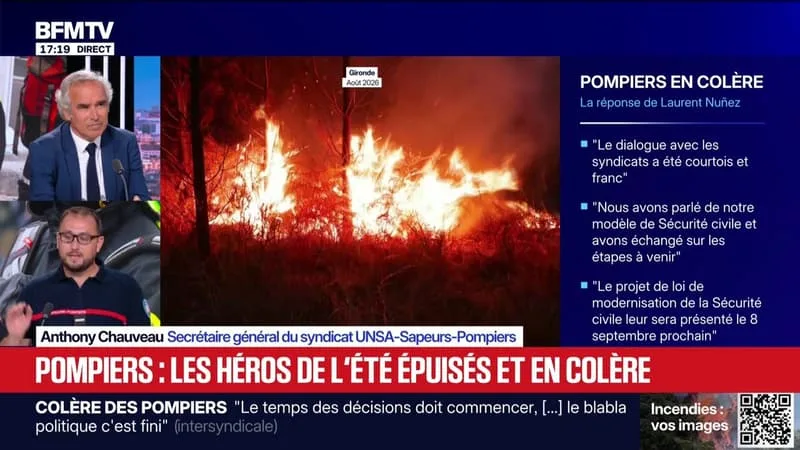 MARSCHALL TRUCHOT : POMPIERS, LES HÉROS DE L’ÉTÉ ÉPUISÉS ET EN COLÈRE – 13/08