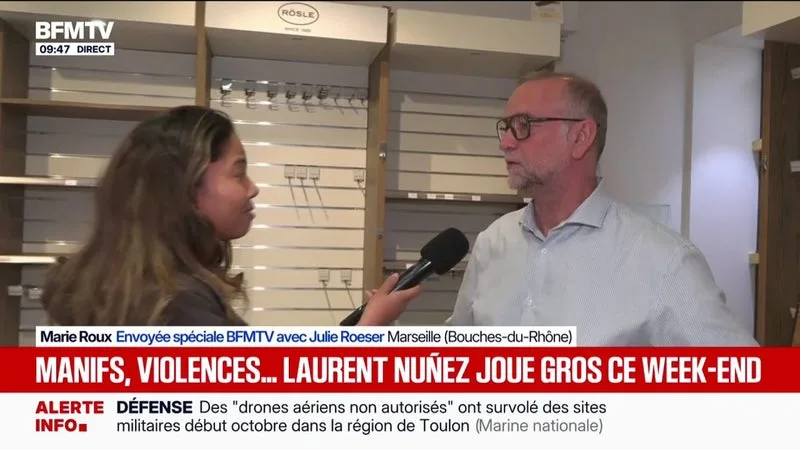 MOBILISATION DU 24 OCTOBRE: « NOUS L’APPÉHENDONS FORTEMENT », CONFIE LE DIRECTEUR D’UNE BOUTIQUE PILLÉE À MARSEILLE