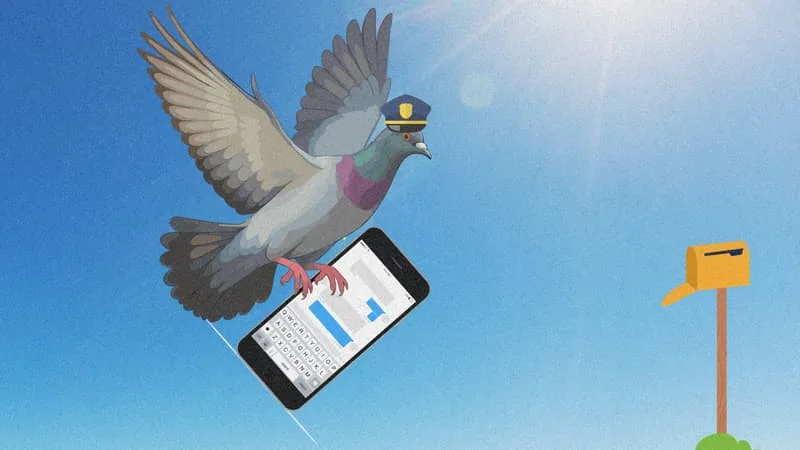 « ÇA N’A AUTHENTIQUEMENT AUCUNE UTILITÉ PRATIQUE »: CETTE APPLICATION ENVOIE VOS MESSAGES PAR UN PIGEON VOYAGEUR VIRTUEL… MAIS SUSCEPTIBLE DE MOURIR EN CHEMIN