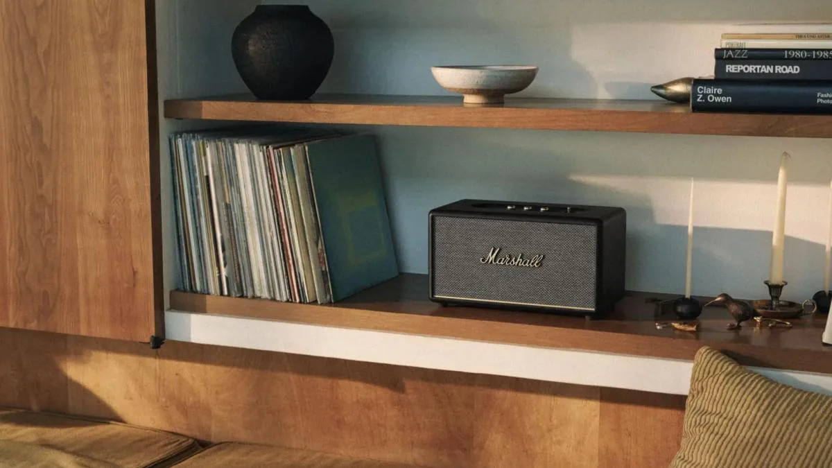 MARSHALL STANMORE III : CETTE ENCEINTE BLUETOOTH PERD PRÈS DE 40 % DE SON PRIX, MAIS PAS SON STYLE VINTAGE INDÉMODABLE