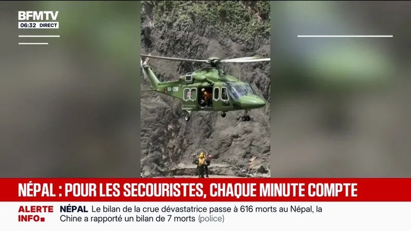 CRUE AU NÉPAL: LA COURSE CONTRE LA MONTRE DES SECOURISTES POUR TENTER DE RETROUVER DES SURVIVANTS