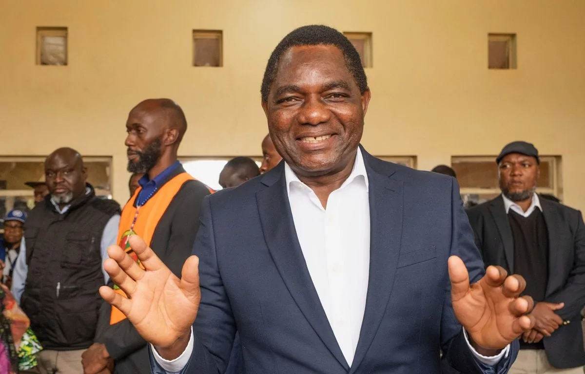 EN ZAMBIE, LE PRÉSIDENT HICHILEMA RÉÉLU DANS UNE TENSION POLITIQUE INHABITUELLE