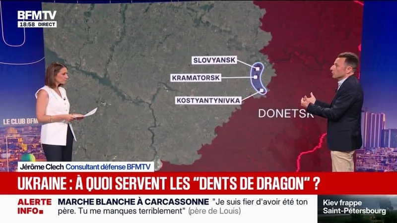 GUERRE EN UKRAINE: EN QUOI LA VILLE DE KOSTIANTYNIVKA EST-ELLE STRATÉGIQUE?