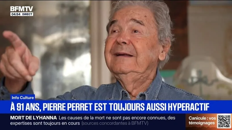LIVRE SUR SA GRAND-MÈRE, ALBUM À VENIR : RENCONTRE AVEC L’HYPERACTIF PIERRE PERRET, ÂGÉ DE 91 ANS !