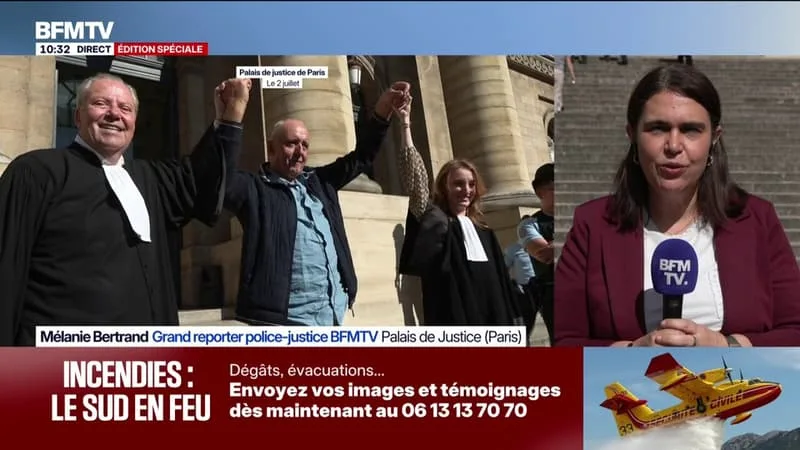 DANY LEPRINCE: « BEAUCOUP DE JOIE ET BEAUCOUP DE SOULAGEMENT SUR SON VISAGE » APRÈS L’ANNULATION DE SA CONDAMNATION À PERPÉTUITÉ