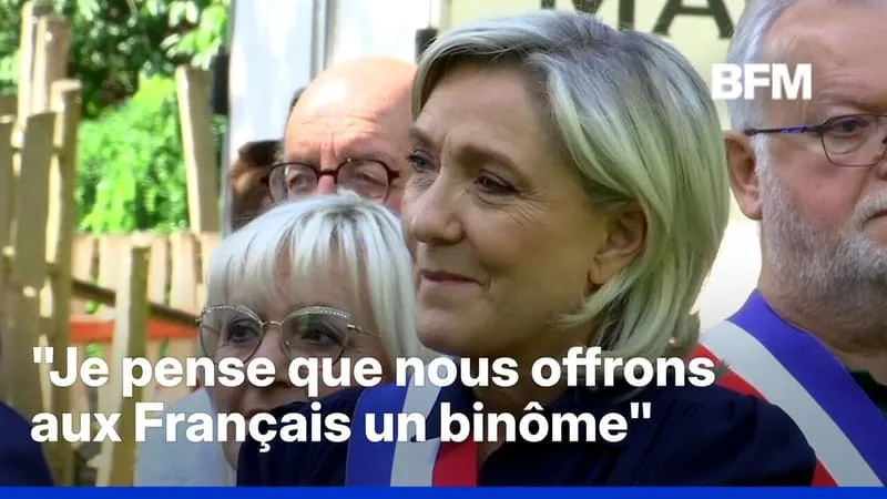 PRÉSIDENTIELLE: MARINE LE PEN ANNONCE JORDAN BARDELLA COMME « PREMIER MINISTRE » EN CAS DE VICTOIRE