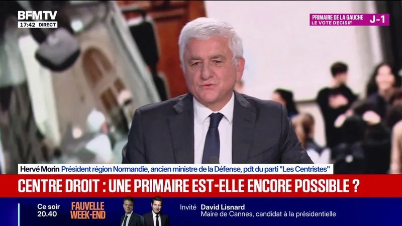 PROPOSITION D’UNE PRIMAIRE DE LA DROITE ET DU CENTRE POUR 2027: C’EST « POUR L’INTÉRÊT DE LA NATION », DÉFEND HERVÉ MORIN, PRÉSIDENT DE LA RÉGION NORMANDIE, PRÉSIDENT DU PARTI « LES CENTRISTES »