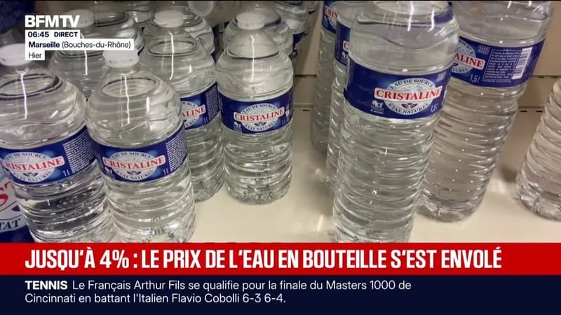 LE PRIX DE L’EAU EN BOUTEILLE EN HAUSSE DE 2 À 4% DEPUIS LE DÉBUT DE L’ÉTÉ, CONSÉQUENCE DE LA HAUSSE DU PRIX DU PÉTROLE
