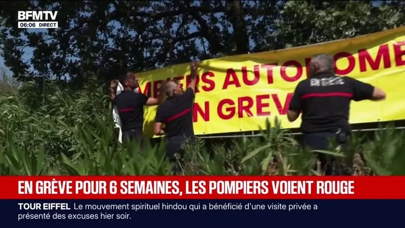 « ON N’A TOUJOURS PAS UNE RECONNAISSANCE DE NOTRE MÉTIER COMME PROFESSION DANGEREUSE »: LES POMPIERS ONT DÉPOSÉ UN PRÉAVIS DE GRÈVE DE 6 SEMAINES