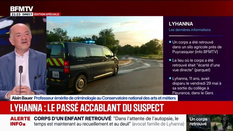 DISPARITION DE LYHANNA: ALAIN BAUER, PROFESSEUR ÉMÉRITE DE CRIMINOLOGIE, DÉNONCE « NOTRE INCAPACITÉ EN TANT QUE SOCIÉTÉ À ÉCOUTER LA PAROLE DES VICTIMES »