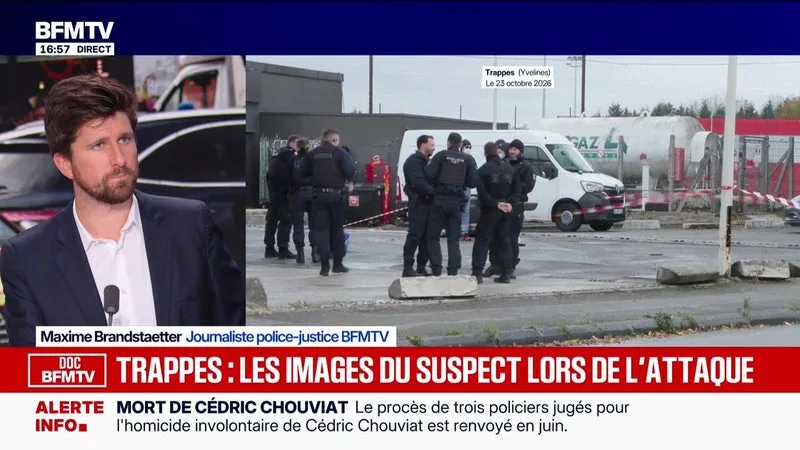 MARSCHALL TRUCHOT : LES IMAGES DU SUSPECT LORS DE L’ATTAQUE À TRAPPES – 26/10