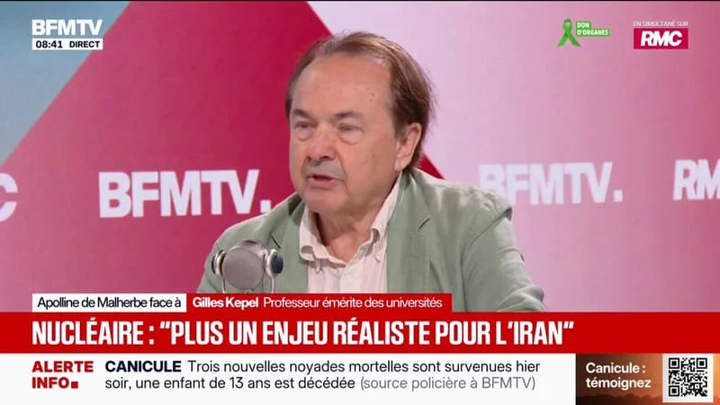 GUERRE AU MOYEN-ORIENT: « ÇA VA ÊTRE TRÈS DIFFICILE » POUR ISRAËL DE FAIRE LA GUERRE SEUL, ESTIME GILLES KEPEL, PROFESSEUR ÉMÉRITE DES UNIVERSITÉS