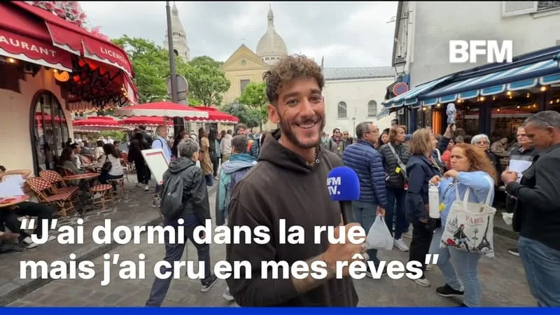 DES PAVÉS DE MONTMARTRE AU SUCCÈS SUR INTERNET: L’ANCIEN SANS-ABRI NICK MALLEN TRACE SON CHEMIN