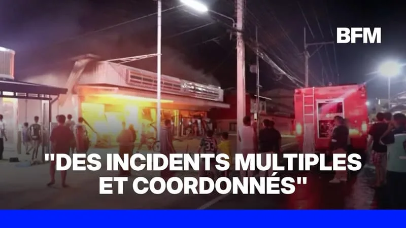 THAÏLANDE: DES DIZAINES D’ATTAQUES “COORDONNÉES” FONT TROIS BLESSÉS DANS LE SUD