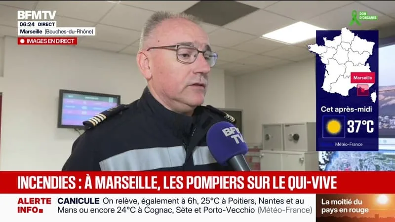 « DANS 90% DES CAS, LES FEUX DE VÉGÉTATION SONT D’ORIGINE HUMAINE », EXPLIQUE CE MARIN POMPIER DE MARSEILLE