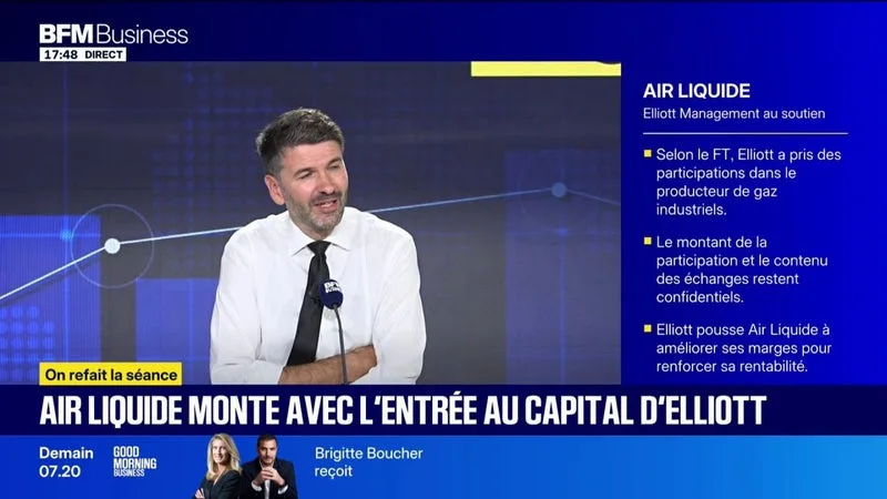 AIR LIQUIDE MONTE AVEC L’ENTRÉE AU CAPITAL D’ELLIOTT