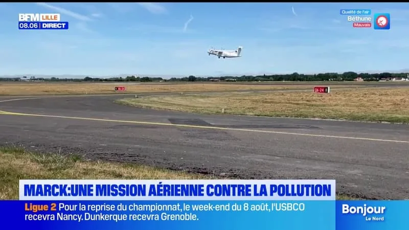 UNE MISSION AÉRIENNE EN COURS CONTRE LA POLLUTION SUR LE LITTORAL