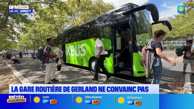 DEPUIS JANVIER, LA GARE ROUTIÈRE EST INSTALLÉE À GERLAND, MAIS CELA NE CONVAINC PAS LES USAGERS