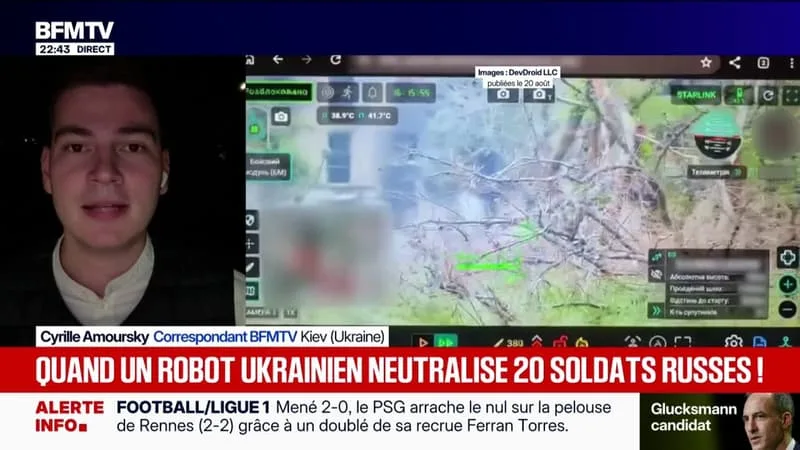 GUERRE TECHNOLOGIQUE: QUAND UN ROBOT UKRAINIEN NEUTRALISE 20 SOLDATS RUSSES