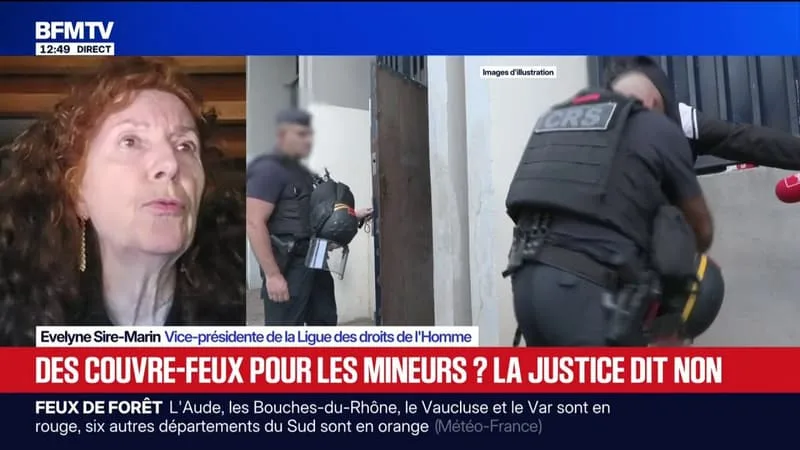 SUSPENSION DU COUVRE-FEU POUR LES MINEURS: « ÇA N’EST PAS DU POUVOIR DES MAIRES QUE D’INTERDIRE LA LIBERTÉ DE CIRCULATION DANS UNE COMMUNE », AFFIRME EVELYNE SIRE-MARIN (LIGUE DES DROITS DE L’HOMME)